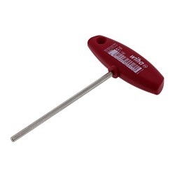 Wiha® Wiha® 33406 Hex Driver, Metric, T-Handle Handle, Steel, Anti-Corrosion Nickel