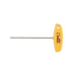 Wiha® Wiha® 33474 Hex Driver, SAE, T-Handle Handle, Steel, Anti-Corrosion Nickel