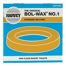 Harvey 007005-48 Standard Wax Gasket, Bol-Wax® No. 1, For Use With 3 or 4 in Waste Lines, Domestic