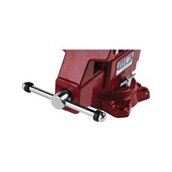 Wilton® 28818 Utility Bench Vise, Serrated Jaw, 4 in Jaw Opening, 4-1/2 in W Hardened Steel Jaw, 2-3/4 in D Throat