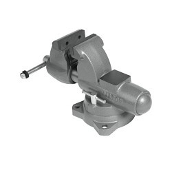 Wilton® 28826 Round Channel Combination Pipe and Bench Vise With Swivel Base, 7 in Jaw Opening, 1/4 to 3-1/2 in Pipe, Cast Iron