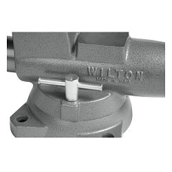 Wilton® 28826 Round Channel Combination Pipe and Bench Vise With Swivel Base, 7 in Jaw Opening, 1/4 to 3-1/2 in Pipe, Cast Iron