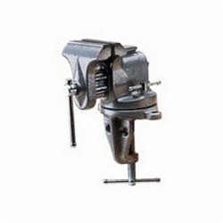 Wilton® 33153 General Purpose Bench Vise, V-Groove Jaw, 2-1/2 in Jaw Opening, 3 in W Cast Iron Jaw, 2-5/8 in D Throat