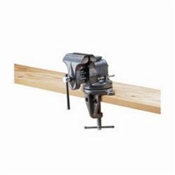 Wilton® 33153 General Purpose Bench Vise, V-Groove Jaw, 2-1/2 in Jaw Opening, 3 in W Cast Iron Jaw, 2-5/8 in D Throat