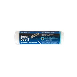 Wooster® Super Doo-Z® 00R2040090 Paint Roller Cover, 1/2 in Nap, 9 in Length, Woven Fabric/Cover/Polypropylene Core, Semi-Rough Surface