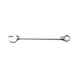 WRIGHTGrip™ 11-30MM Flat Stem Combination Wrench, 30 mm, 12 Points, 15 deg Offset, 404.83 mm OAL, Satin, ASME B107.100