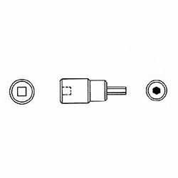 Wright Tool 4218 Shape IV Socket Driver Bit, 1/2 in Square Drive, 9/16 in, 1-1/2 in L Bit, ASME B107.110
