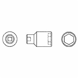 Wright Tool 8846 Shape III Standard Length Socket, 1 in Square Drive, 1-7/16 in, 6 Points