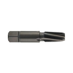 YMW Taps USA 383640 Spiral Flute Tap, Right Hand Cutting, 1/16-27 in, Bottom Chamfer, Right Hand, 4 Flutes, Black Oxide, High Speed Steel, Stainless Steels, Alloy Steels & Ductile Irons