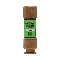 Bussmann Fusetron™ FRN-R-15 FRN-R Current Limiting Energy Efficient Time Delay Fuse, 15 A, 250 VAC/125 VDC, 200/20 kA Interrupt, Class: RK5, Cylindrical Body