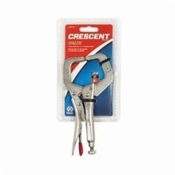 Crescent® C6CCVN Compound Action Locking C-Clamp With Regular Tips, Nickel Plated