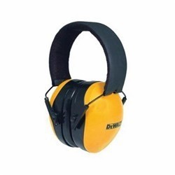 DeWALT® by Radians® DPG62-C Interceptor™ Passive Earmuffs, 29 dB Noise Reduction, Black/Yellow, Multi-Position Band Position