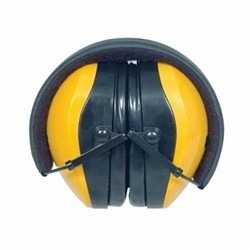 DeWALT® by Radians® DPG62-C Interceptor™ Passive Earmuffs, 29 dB Noise Reduction, Black/Yellow, Multi-Position Band Position