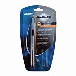 Dorcy® 41-1218 Portable Penlight, LED Bulb, Aluminum Bus Housing, 15 Lumens