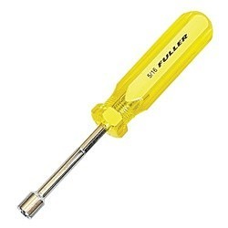 Fuller® 115-0212 PRO Nutdriver, 5/16 in, Deep Hollow Shank, Yellow Extra Large/Shatterproof Handle