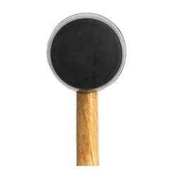 GreatNeck® RM16 Double Face Mallet, 9 in OAL, Non-Marring Face, 16 oz Rubber Head, Hickory Handle