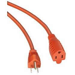 Southwire® 2308SW8803 Type SJTW Extension Cord, 13 A at 125 VAC, 1625 W, 50 ft L Cord, 3 Conductors