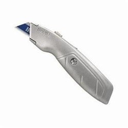 Irwin® 2082101 Standard Utility Knife, Retractable Blade, Screw, 1 Blades Included, Bi-Metal Blade, 7 in OAL