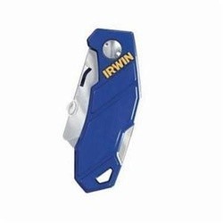 Irwin® 2089100 Folding Utility Knife, Fixed Blade, Push Button, Bi-Metal Blade, 1 Blade Included, 5-3/4 in OAL