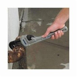 Irwin® Vise-Grip® 2074110 Pipe Wrench, 1-1/2 in Pipe, 10 in OAL, Silver Cast Aluminum Handle