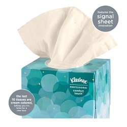 Kleenex® 21270 Boutique* Upright Facial Tissue, Paper, White